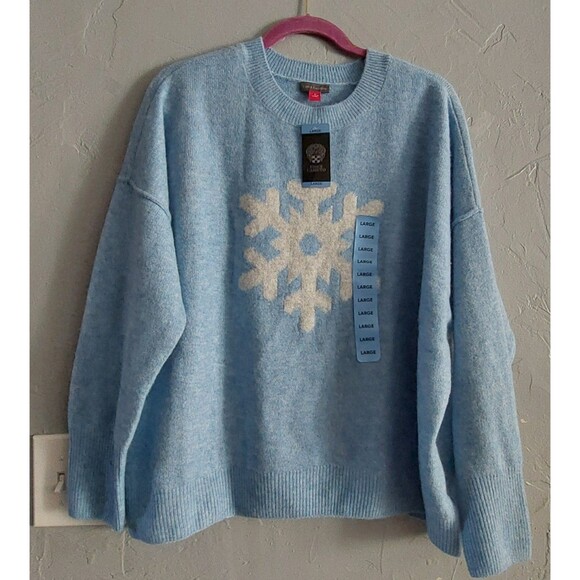 Vince Camuto New  Sweater  Women's L,blue,Polyester, Acrílico, Spandex, Very... - Picture 1 of 8